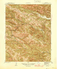 Skaggs Springs California Historical topographic map, 1:31680 scale, 7.5 X 7.5 Minute, Year 1944
