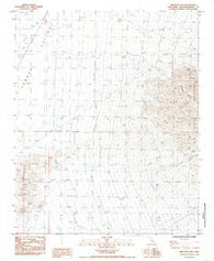 Skeleton Pass California Historical topographic map, 1:24000 scale, 7.5 X 7.5 Minute, Year 1985
