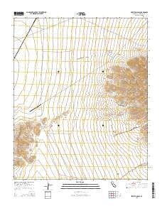 Skeleton Pass California Current topographic map, 1:24000 scale, 7.5 X 7.5 Minute, Year 2015