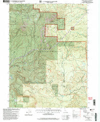Skunk Ridge California Historical topographic map, 1:24000 scale, 7.5 X 7.5 Minute, Year 1998