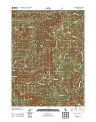 Skunk Ridge California Historical topographic map, 1:24000 scale, 7.5 X 7.5 Minute, Year 2012