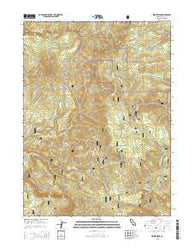 Skunk Ridge California Current topographic map, 1:24000 scale, 7.5 X 7.5 Minute, Year 2015