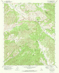 Slack Canyon California Historical topographic map, 1:24000 scale, 7.5 X 7.5 Minute, Year 1969