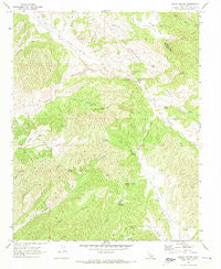 Slack Canyon California Historical topographic map, 1:24000 scale, 7.5 X 7.5 Minute, Year 1969