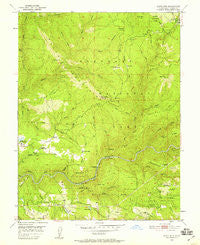 Slate Mtn California Historical topographic map, 1:24000 scale, 7.5 X 7.5 Minute, Year 1950