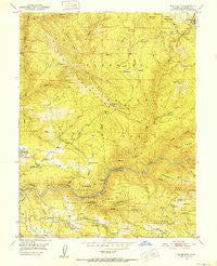 Slate Mtn California Historical topographic map, 1:24000 scale, 7.5 X 7.5 Minute, Year 1950