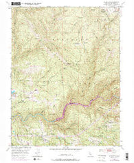Slate Mtn California Historical topographic map, 1:24000 scale, 7.5 X 7.5 Minute, Year 1950