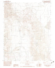 Slate Range Crossing California Historical topographic map, 1:24000 scale, 7.5 X 7.5 Minute, Year 1982
