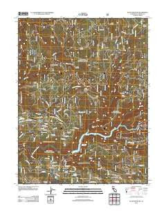 Slate Mountain California Historical topographic map, 1:24000 scale, 7.5 X 7.5 Minute, Year 2012