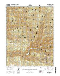 Slate Mountain California Current topographic map, 1:24000 scale, 7.5 X 7.5 Minute, Year 2015