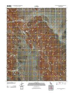 Slate Range Crossing California Historical topographic map, 1:24000 scale, 7.5 X 7.5 Minute, Year 2012