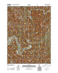 Slater Butte California Historical topographic map, 1:24000 scale, 7.5 X 7.5 Minute, Year 2012