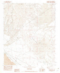 Sleeping Beauty California Historical topographic map, 1:24000 scale, 7.5 X 7.5 Minute, Year 1982