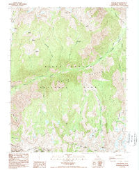Slide Bluffs California Historical topographic map, 1:24000 scale, 7.5 X 7.5 Minute, Year 1988