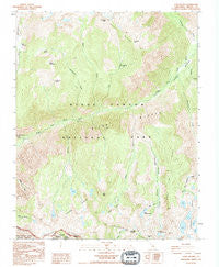 Slide Bluffs California Historical topographic map, 1:24000 scale, 7.5 X 7.5 Minute, Year 1992