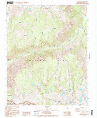 Slide Bluffs California Historical topographic map, 1:24000 scale, 7.5 X 7.5 Minute, Year 1992