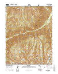 Slide Bluffs California Current topographic map, 1:24000 scale, 7.5 X 7.5 Minute, Year 2015