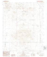 Slocum Mtn California Historical topographic map, 1:24000 scale, 7.5 X 7.5 Minute, Year 1988