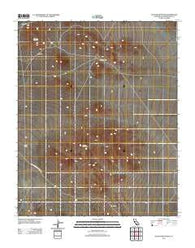 Slocum Mountain California Historical topographic map, 1:24000 scale, 7.5 X 7.5 Minute, Year 2012