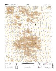 Slocum Mountain California Current topographic map, 1:24000 scale, 7.5 X 7.5 Minute, Year 2015