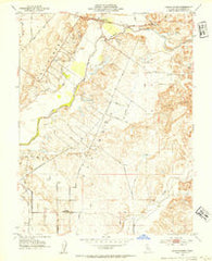 Sloughhouse California Historical topographic map, 1:24000 scale, 7.5 X 7.5 Minute, Year 1953