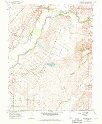 Sloughhouse California Historical topographic map, 1:24000 scale, 7.5 X 7.5 Minute, Year 1968