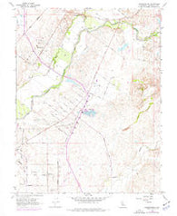Sloughhouse California Historical topographic map, 1:24000 scale, 7.5 X 7.5 Minute, Year 1968