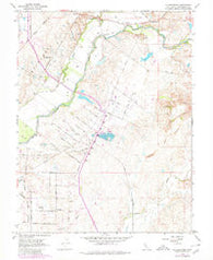 Sloughhouse California Historical topographic map, 1:24000 scale, 7.5 X 7.5 Minute, Year 1968