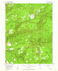 Sly Park California Historical topographic map, 1:24000 scale, 7.5 X 7.5 Minute, Year 1952