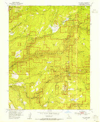 Sly Park California Historical topographic map, 1:24000 scale, 7.5 X 7.5 Minute, Year 1953