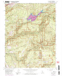 Sly Park California Historical topographic map, 1:24000 scale, 7.5 X 7.5 Minute, Year 1952