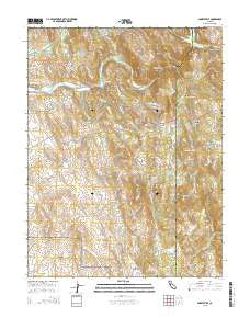 Smartsville California Current topographic map, 1:24000 scale, 7.5 X 7.5 Minute, Year 2015