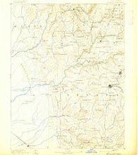 Smartsville California Historical topographic map, 1:125000 scale, 30 X 30 Minute, Year 1892