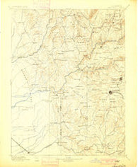 Smartsville California Historical topographic map, 1:125000 scale, 30 X 30 Minute, Year 1895