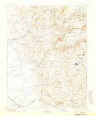 Smartsville California Historical topographic map, 1:125000 scale, 30 X 30 Minute, Year 1895