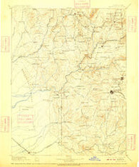 Smartsville California Historical topographic map, 1:125000 scale, 30 X 30 Minute, Year 1895