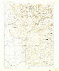Smartsville California Historical topographic map, 1:125000 scale, 30 X 30 Minute, Year 1895