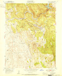 Smartville California Historical topographic map, 1:24000 scale, 7.5 X 7.5 Minute, Year 1951
