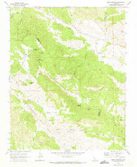 Smith Mountain California Historical topographic map, 1:24000 scale, 7.5 X 7.5 Minute, Year 1969