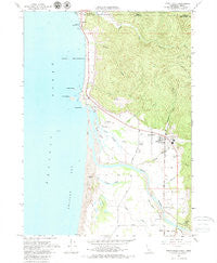 Smith River California Historical topographic map, 1:24000 scale, 7.5 X 7.5 Minute, Year 1966