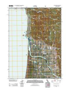 Smith River California Historical topographic map, 1:24000 scale, 7.5 X 7.5 Minute, Year 2012
