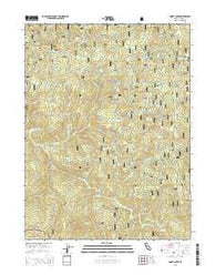 Smoky Creek California Current topographic map, 1:24000 scale, 7.5 X 7.5 Minute, Year 2015