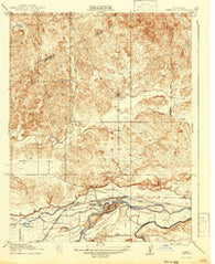 Snelling California Historical topographic map, 1:31680 scale, 7.5 X 7.5 Minute, Year 1918