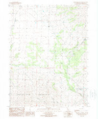 Snowstorm Mountain California Historical topographic map, 1:24000 scale, 7.5 X 7.5 Minute, Year 1989