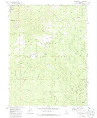 Soapstone Hill California Historical topographic map, 1:24000 scale, 7.5 X 7.5 Minute, Year 1979