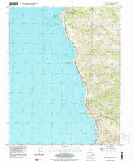 Soberanes Point California Historical topographic map, 1:24000 scale, 7.5 X 7.5 Minute, Year 1995
