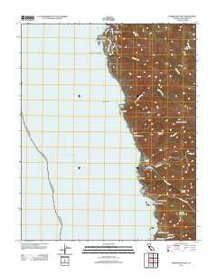 Soberanes Point California Historical topographic map, 1:24000 scale, 7.5 X 7.5 Minute, Year 2012