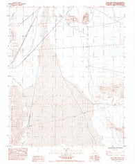 Soda Lake North California Historical topographic map, 1:24000 scale, 7.5 X 7.5 Minute, Year 1983