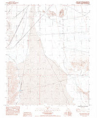 Soda Lake North California Historical topographic map, 1:24000 scale, 7.5 X 7.5 Minute, Year 1983