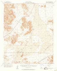 Soda Lake California Historical topographic map, 1:62500 scale, 15 X 15 Minute, Year 1956